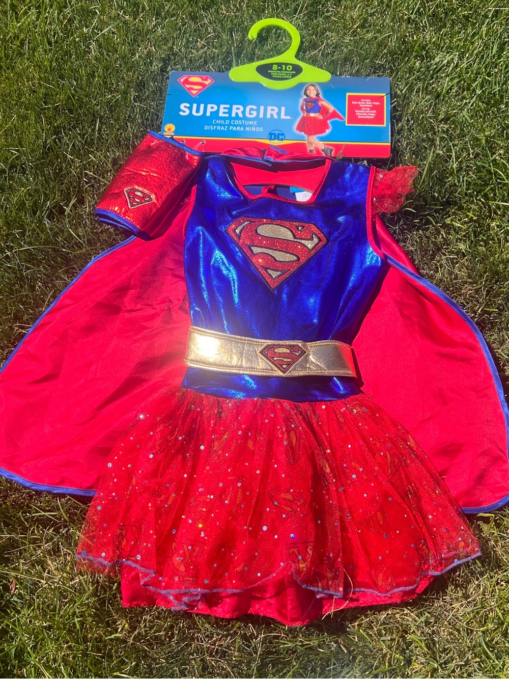 DC Supergirl Kids Costume